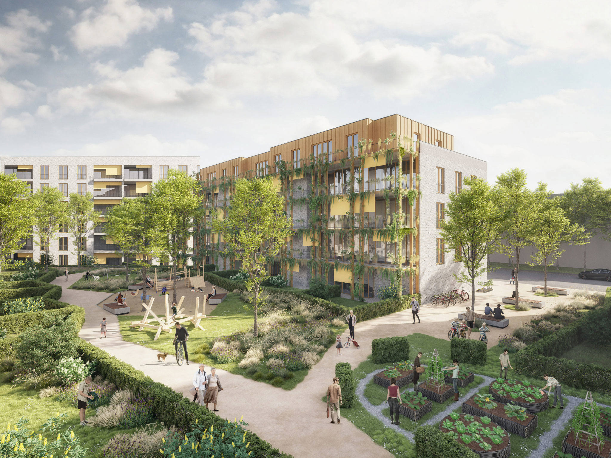 Neubau, Neubauprojekt, Bauvorhaben Masurenallee Duisburg